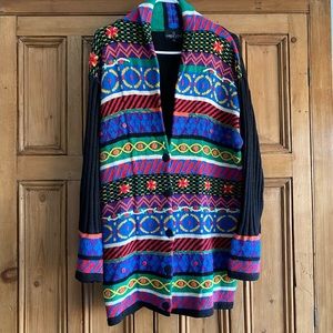 Carole Little Retro 90’s Sweater Cardigan